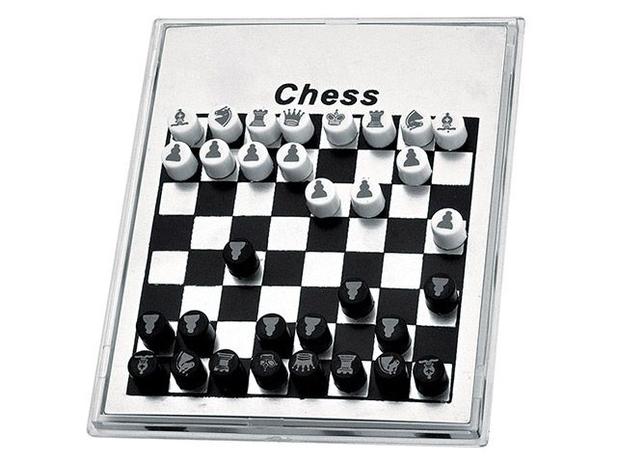Mini Jogo de Xadrez c/ Peças Magnéticas - Incasa