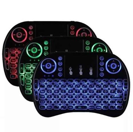 Mini Keyboard Teclado Sem Fio Wireless Iluminado Led - X zhang Menor preço em Mini Keyboard Teclado Sem Fio Wireless Iluminado Led - X zhang
