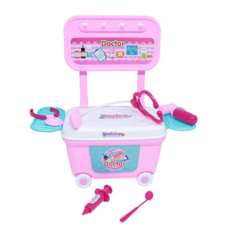 Mini Kit Carrinho Infantil Rosa Da Doutora - Belfix - Bel fix Menor preço em Mini Kit Carrinho Infantil Rosa Da Doutora - Belfix - Bel fix