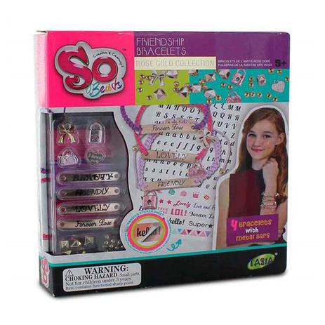 Mini kit pulseiras com Letras My style - Multikids Menor preço em Mini kit pulseiras com Letras My style - Multikids