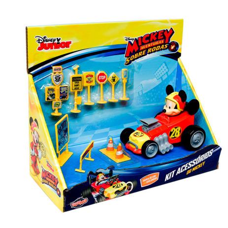 Mini Kit Veículo Mickey Com Acessórios Toyng Menor preço em Mini Kit Veículo Mickey Com Acessórios Toyng