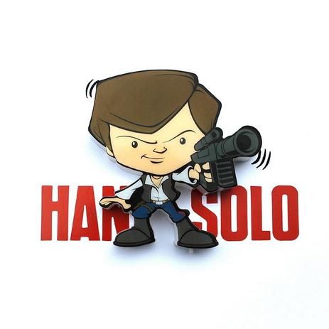 Mini Luminária 3D Light FX Star Wars Han Solo Menor preço em Mini Luminária 3D Light FX Star Wars Han Solo