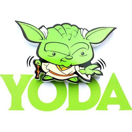 Mini Luminária 3D Light FX Star Wars Yoda Menor preço em Mini Luminária 3D Light FX Star Wars Yoda