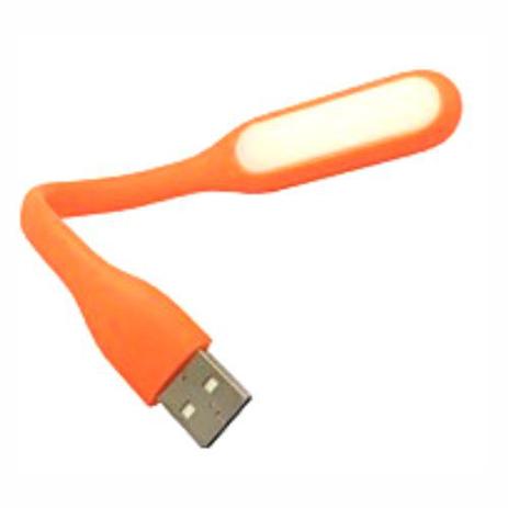 Mini Luminária de 5 Led USB Flexível Portátil Laranja Aliseu Menor preço em Mini Luminária de 5 Led USB Flexível Portátil Laranja Aliseu