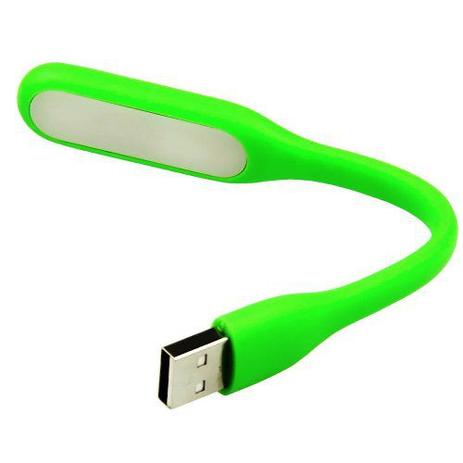 Mini Luminária de 5 Led USB Flexível Portátil Verde Aliseu Menor preço em Mini Luminária de 5 Led USB Flexível Portátil Verde Aliseu