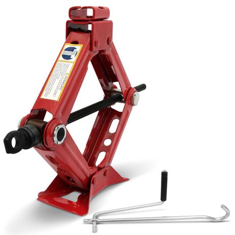 Mini Macaco Hidráulico Tech One Tipo Sanfona 1 Tonelada Vermelho Universal Manivela para Elevação Menor preço em Mini Macaco Hidráulico Tech One Tipo Sanfona 1 Tonelada Vermelho Universal Manivela para Elevação