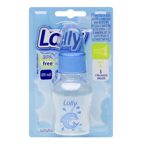 Mini Mamadeira Oceano com capacidade líquida de 50ml e mini bico de silicone R, acompanhada de tampa e rosca na cor Azul - Lolly (lolni) Menor preço em Mini Mamadeira Oceano com capacidade líquida de 50ml e mini bico de silicone R, acompanhada de tampa e rosca na cor Azul - Lolly (lolni)
