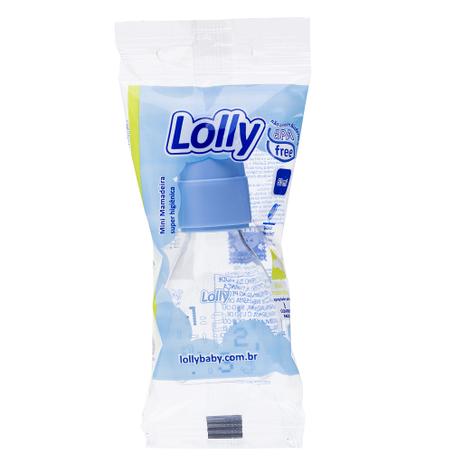 Mini Mamadeira TIP com capacidade líquida de 50ml e mini bico de silicone R, acompanhada de tampa e rosca na cor Azul - Lolly (lolni) Menor preço em Mini Mamadeira TIP com capacidade líquida de 50ml e mini bico de silicone R, acompanhada de tampa e rosca na cor Azul - Lolly (lolni)