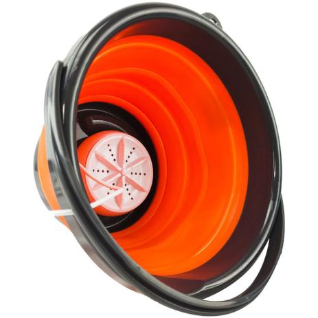 Mini Maquina de Lavar Balde Retratil Dobravel 4l Usb Portatil Panos Mascaras Meias Roupas - LEVA PRA CASA é boa?