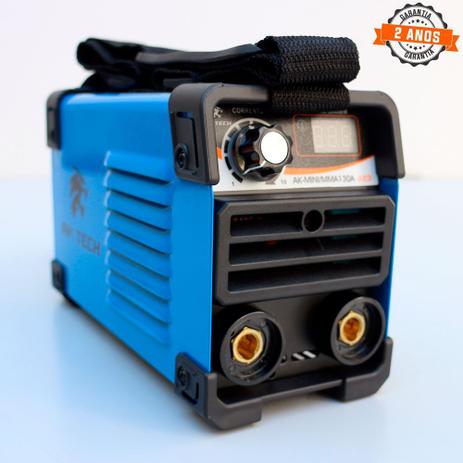 Mini Máquina Inversora de Solda AK-Mini/MMA130A 220V - AK Tech - 2 ANOS DE GARANTIA - Ak-Tech Menor preço em Mini Máquina Inversora de Solda AK-Mini/MMA130A 220V - AK Tech - 2 ANOS DE GARANTIA - Ak-Tech