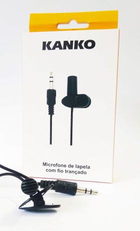 Mini Microfone De Lapela Stereo Profissional P/ Youtubers Kanko - Kenko Menor preço em Mini Microfone De Lapela Stereo Profissional P/ Youtubers Kanko - Kenko