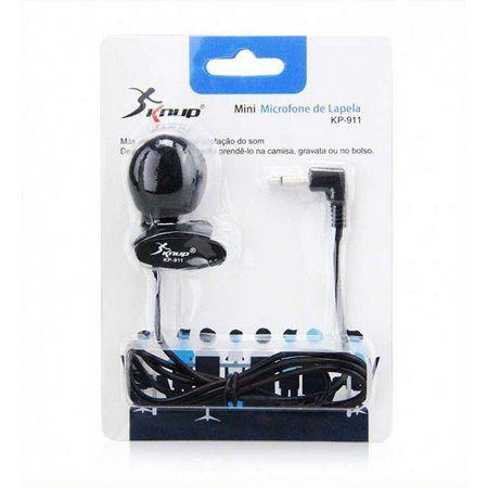 Mini Microfone Lapela KP-911 Knup Menor preço em Mini Microfone Lapela KP-911 Knup