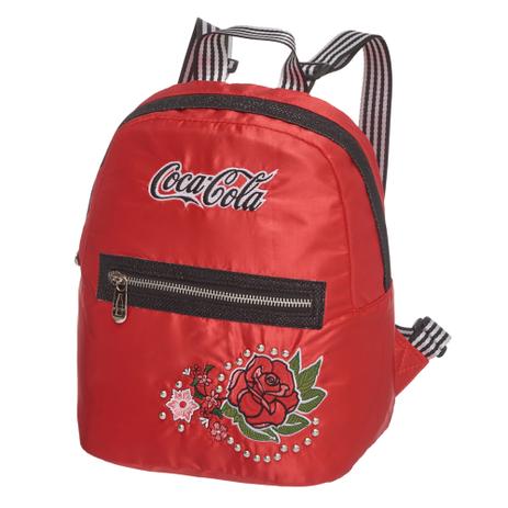Mini Mochila Coca Cola Vintage Rose - Coca-cola 2018 Menor preço em Mini Mochila Coca Cola Vintage Rose - Coca-cola 2018