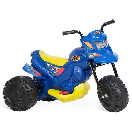 Mini Moto Elétrica 6v Xt3 Com Duas Marchas Azul - Bandeirante Menor preço em Mini Moto Elétrica 6v Xt3 Com Duas Marchas Azul - Bandeirante