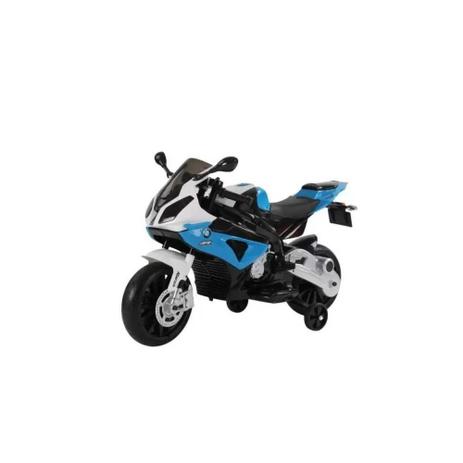 Mini Moto Elétrica Infantil para Criança Vermelho Branco Azul 6V Som e Luz  em Promoção na Americanas