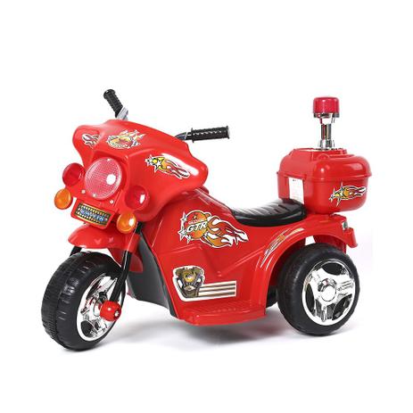 Mini Moto Eletrica Infantil Policia 6V 18W Vermelha BW006VM Importway Menor preço em Mini Moto Eletrica Infantil Policia 6V 18W Vermelha BW006VM Importway