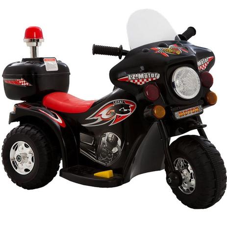 Mini Moto Elétrica Infantil Triciclo Criança Bateria 6V Importway BW002-P Preto Polícia Bivolt é boa?