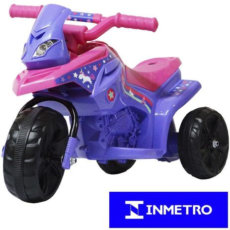 Mini Moto Elétrica Triciclo Criança Infantil Bateria 6V Rosa Roxa Unicórnio Bivolt - Importway Menor preço em Mini Moto Elétrica Triciclo Criança Infantil Bateria 6V Rosa Roxa Unicórnio Bivolt - Importway