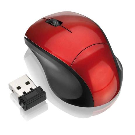 Mini Mouse 2.4 Ghz 10m Sem Fio Vermelho - B max Menor preço em Mini Mouse 2.4 Ghz 10m Sem Fio Vermelho - B max