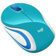 Mini Mouse Logitech M187 wireless - aqua Menor preço em Mini Mouse Logitech M187 wireless - aqua