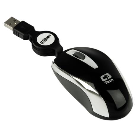 Mini Mouse OACUTE.PTICO C3 TECH MS3209-2 BSI USB Retratil PRETO/ Prata Menor preço em Mini Mouse OACUTE.PTICO C3 TECH MS3209-2 BSI USB Retratil PRETO/ Prata