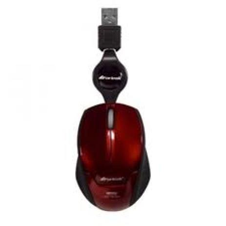 Mini mouse optico retratil 1000dpi vermelho mm601 fortrek Menor preço em Mini mouse optico retratil 1000dpi vermelho mm601 fortrek