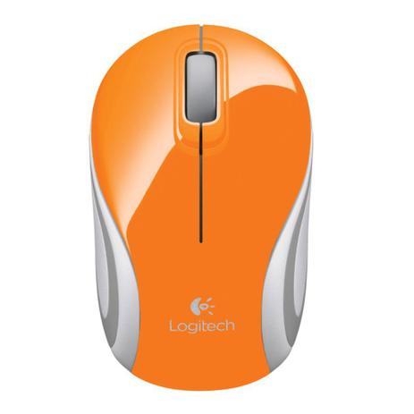 Mini Mouse Wireless Logitech M187 Laranja - Sem Fio Menor preço em Mini Mouse Wireless Logitech M187 Laranja - Sem Fio