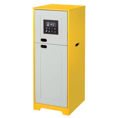 Mini Móvel Geladeira Infantil Siena Móveis Amarelo Menor preço em Mini Móvel Geladeira Infantil Siena Móveis Amarelo