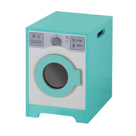 Mini Móvel Máquina de Lavar Infantil Siena Móveis Verde Menor preço em Mini Móvel Máquina de Lavar Infantil Siena Móveis Verde