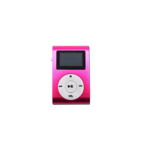 Mini Mp3 Player c/ Fone de Ouvido Pink - Zgp Menor preço em Mini Mp3 Player c/ Fone de Ouvido Pink - Zgp