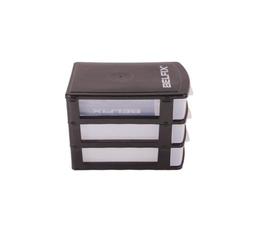 Mini Organizador em Plástico 3 Gavetas - 158000 - Belfix Menor preço em Mini Organizador em Plástico 3 Gavetas - 158000 - Belfix