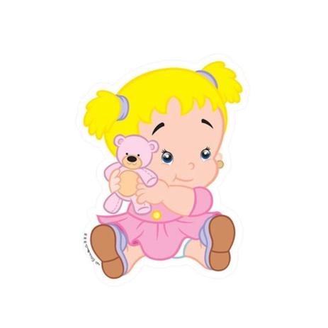 Mini Painel EVA Impresso Bebê Menina - Grintoy Menor preço em Mini Painel EVA Impresso Bebê Menina - Grintoy