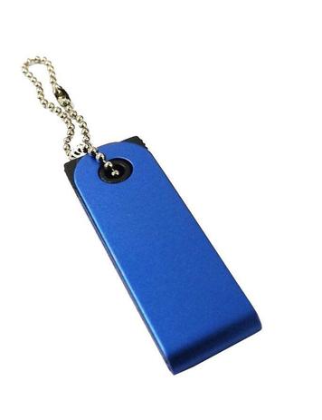 Mini Pen Drive 32GB Slim Giratório Azul com Corrente para Chaveiro - Pen drive you Menor preço em Mini Pen Drive 32GB Slim Giratório Azul com Corrente para Chaveiro - Pen drive you