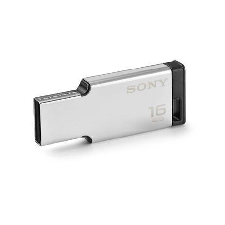 Mini Pen Drive Metalico 16Gb Sony - USM16MX - Multilaser Menor preço em Mini Pen Drive Metalico 16Gb Sony - USM16MX - Multilaser