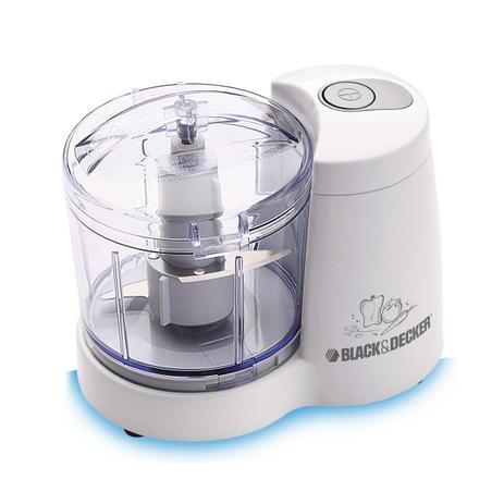 Mini Processador Black Decker HC31 Branco e Cinza Menor preço em Mini Processador Black Decker HC31 Branco e Cinza
