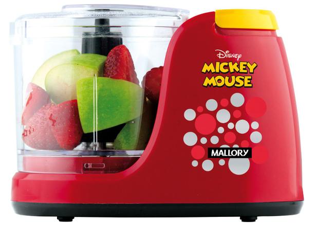 Mini Processador de Alimentos Mallory Disney - Mickey Mouse 1 Velocidade + Pulsar 130W