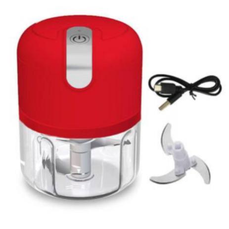 Mini Processador Elétrico de Alimentos 250ml - 3 Laminas - USB - 123 Util é boa?