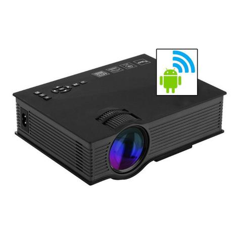 Mini Projetor Led Portátil Wifi 1800lumens Datashow Hdmi Vga Favix Uc68 - Wlxy Menor preço em Mini Projetor Led Portátil Wifi 1800lumens Datashow Hdmi Vga Favix Uc68 - Wlxy