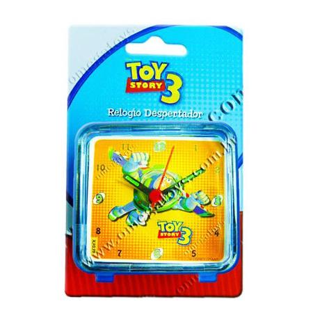 Mini Relógio Despertador Buzz Toy Story Disney - Gedex Menor preço em Mini Relógio Despertador Buzz Toy Story Disney - Gedex