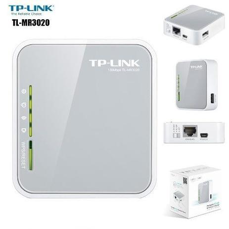 Mini Roteador 3g/4g Wireless Portatil Tp-link TL MR 3020 Wifi - Tp link Menor preço em Mini Roteador 3g/4g Wireless Portatil Tp-link TL MR 3020 Wifi - Tp link