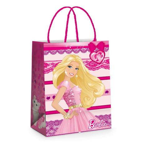 Mini Sacola P/Presente Papel Barbie Rosa 10,5X9,5Cm C/10 - Cromus Menor preço em Mini Sacola P/Presente Papel Barbie Rosa 10,5X9,5Cm C/10 - Cromus