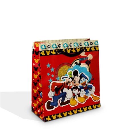 Mini Sacola para Presente Mickey e Amigos 10 unidades Cromus Menor preço em Mini Sacola para Presente Mickey e Amigos 10 unidades Cromus