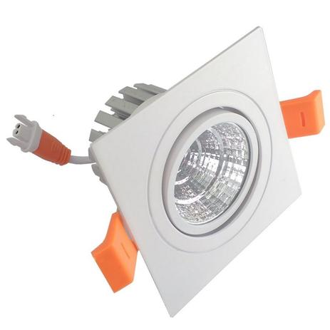 Mini Spot 3w Led COB Embutir Quadrado Bivolt Nogaled Luxo Menor preço em Mini Spot 3w Led COB Embutir Quadrado Bivolt Nogaled Luxo