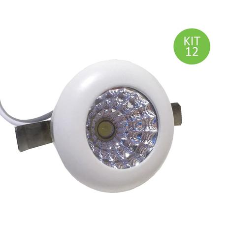 Mini Spot Led Dicróica 1w Cob Redondo Branco Frio Kit 12 - Ctb Menor preço em Mini Spot Led Dicróica 1w Cob Redondo Branco Frio Kit 12 - Ctb