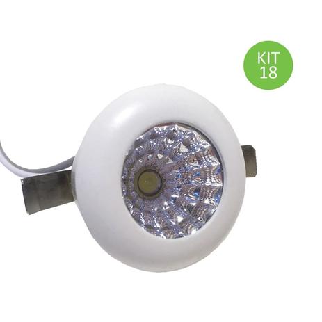 Mini Spot Led Dicróica 1w Cob Redondo Branco Quente Kit 18 - Ctb Menor preço em Mini Spot Led Dicróica 1w Cob Redondo Branco Quente Kit 18 - Ctb