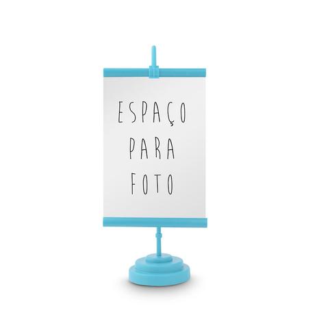 Mini Suporte Banner de Mesa Azul Claro - Festabox é boa?