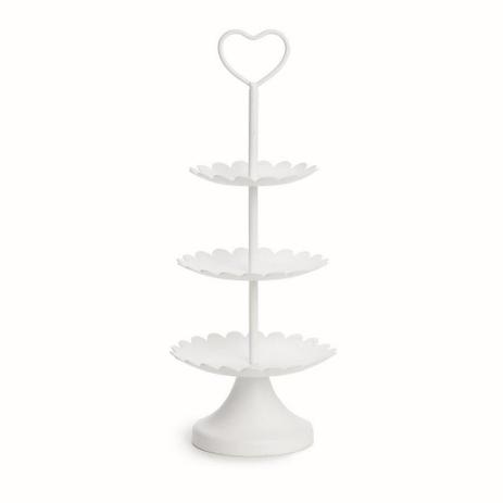 Mini Suporte P/Doces 3 Andares 28Cm Branco - Cromus Menor preço em Mini Suporte P/Doces 3 Andares 28Cm Branco - Cromus