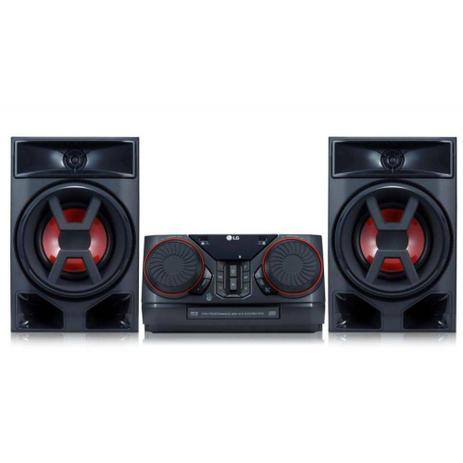 Mini System com CD 220W Bluetooth LG X-Boom CK43 com 2 Entradas USB e 1 Auxiliar Menor preço em Mini System com CD 220W Bluetooth LG X-Boom CK43 com 2 Entradas USB e 1 Auxiliar