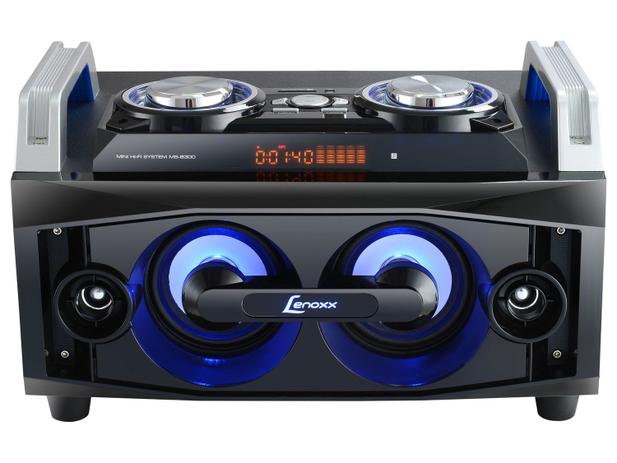 Mini System Lenoxx Bluetooth USB Rádio FM - 120W Subwoofer Karaokê MS 8300