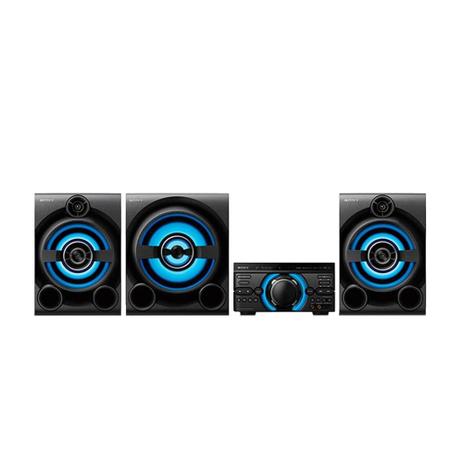 Menor preço em Mini System Sony MHCM80D, 2150W RMS, USB, Bluetooth, DVD, HDMI, ARC, Função Karaokê